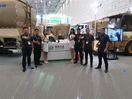 青岛三合东行机械参加第十三届中国奶业展会